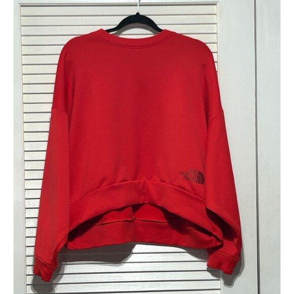 The North Face Women's Orange Horizon Performance Crewneck Sweatshirt Sz XL 3056 - Picture 11 of 14